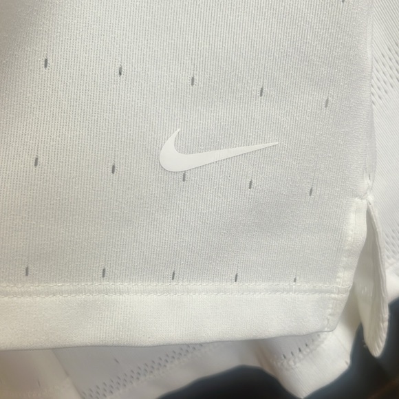 NIKE WMNS DRIFIT POLO GOLF SHIRT BLEND ACE SLEEVELESS COLLARED JAQUARD,WHITE XXL - Picture 9 of 13